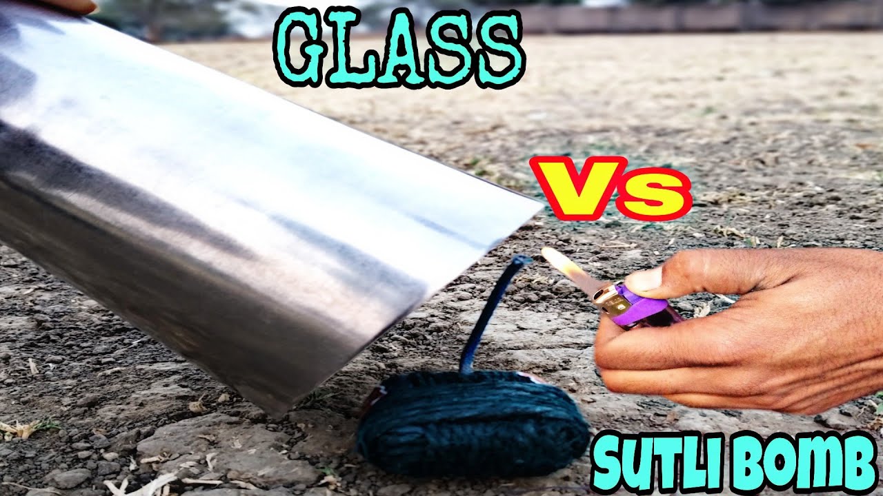 Sutli bomb vs glass💣💣 Amazing video..