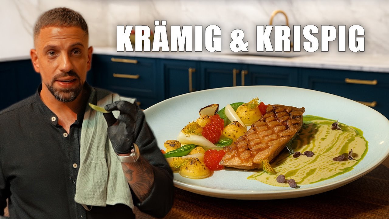 Smörstekt Lax med Citrusmagi och Primörer