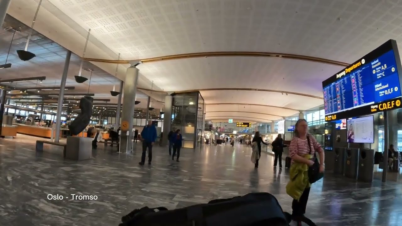 Flight Transfer Oslo to Tromso, Norway