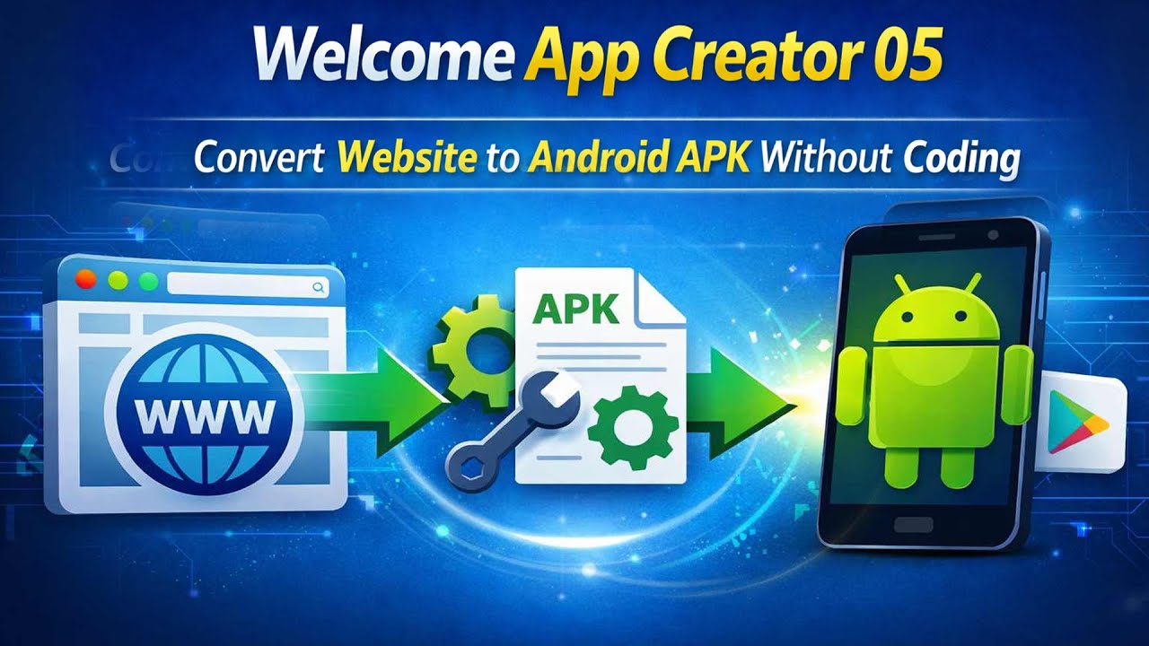 App Creator – Convert Website to Android APK Without Coding | Smalltoolai