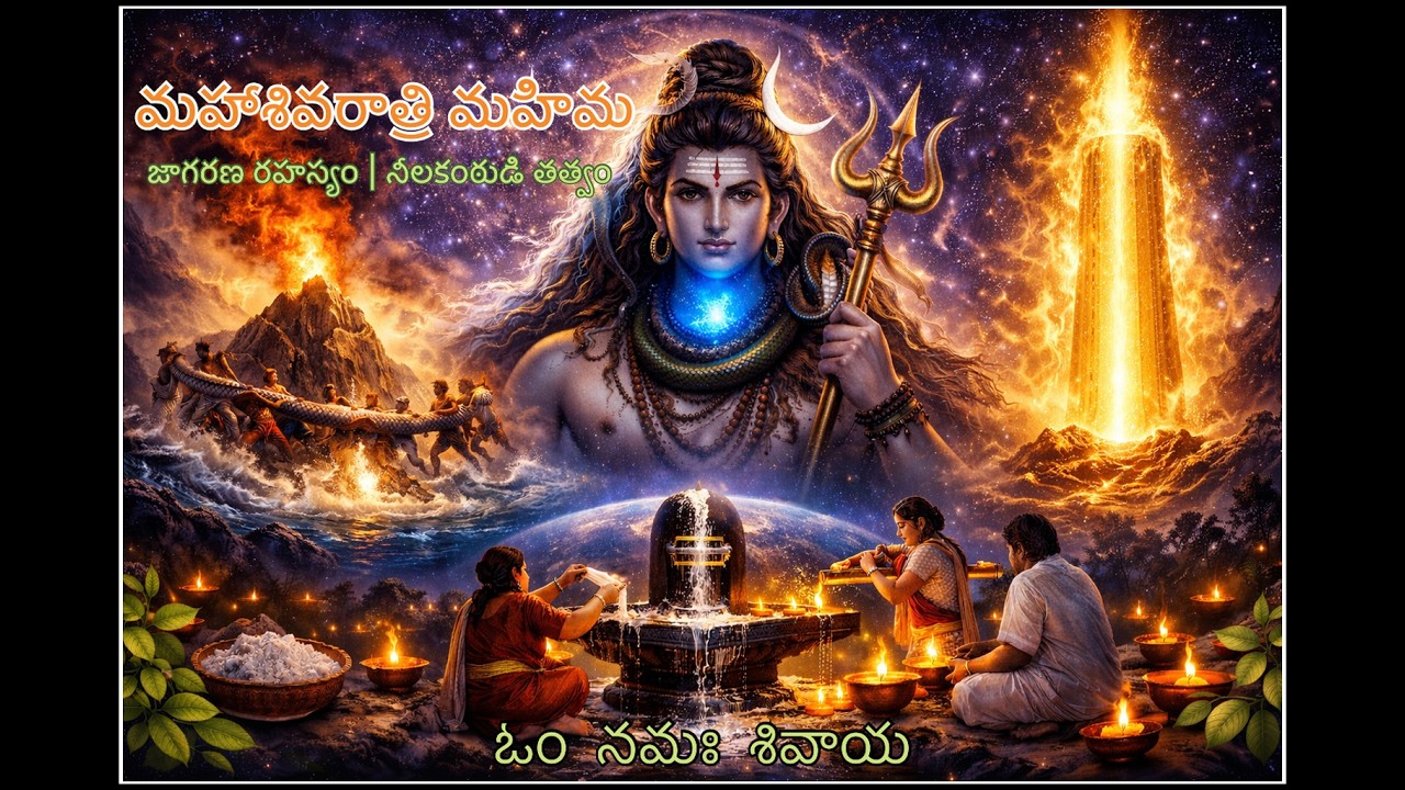 మహాశివరాత్రి మహిమ | నీలకంఠుడి తత్వం & జాగరణ రహస్యం | A2ZMythology