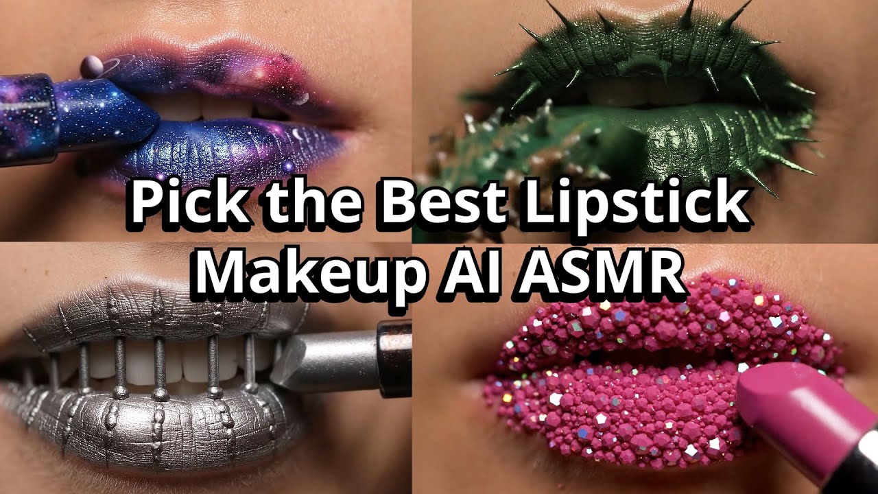 Which Lipstick Would You Wear First? Satisfying AI Makeup ASMR