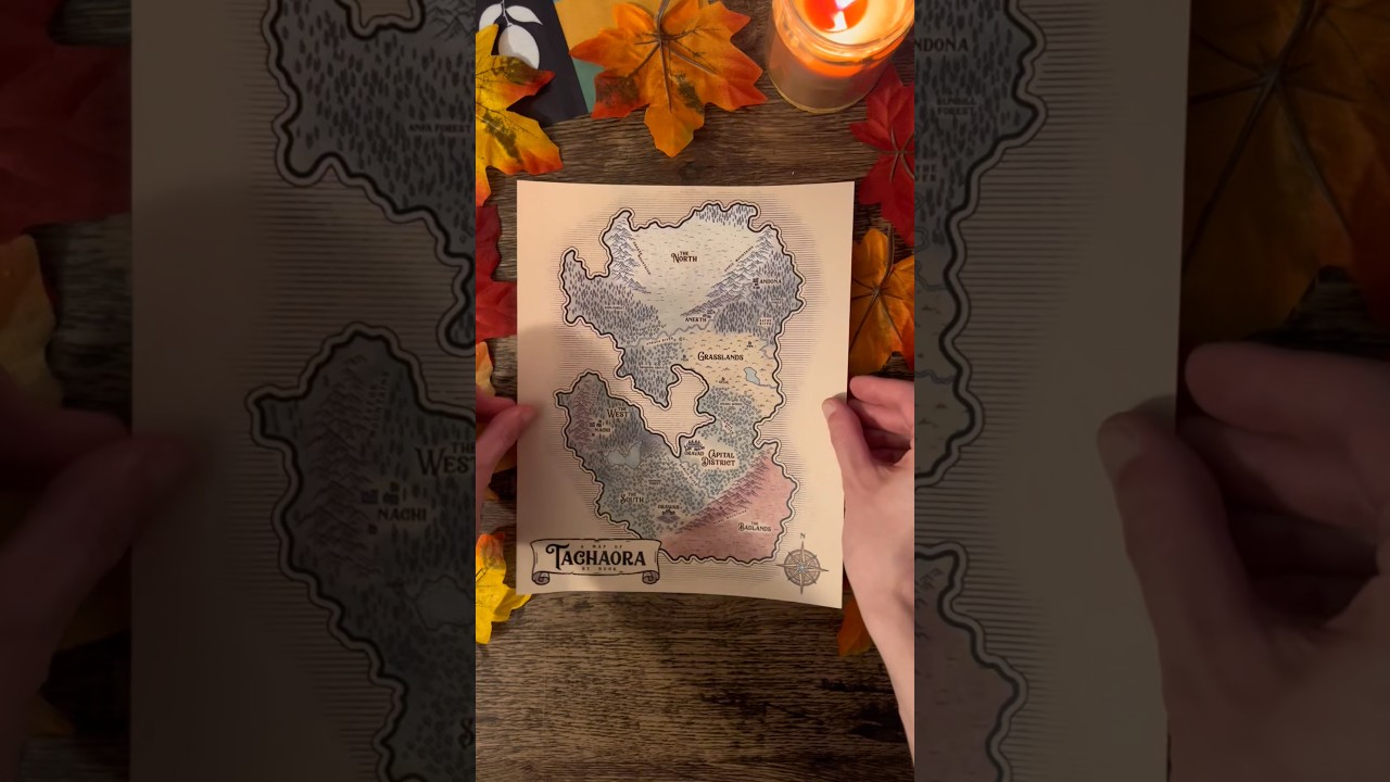 I drew a fantasy map