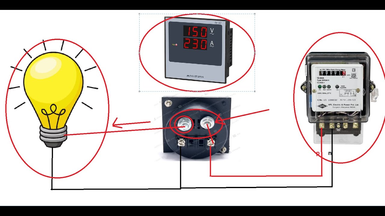 how to amp clamp meter easy connection ampere meter digital volt amp meter AC DC ampere meter connec