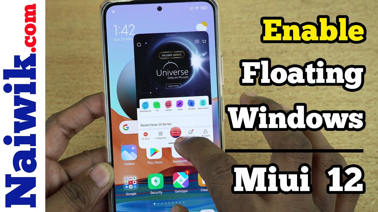 Floating Windows in Redmi Note 10 Pro Max || MIUI 12