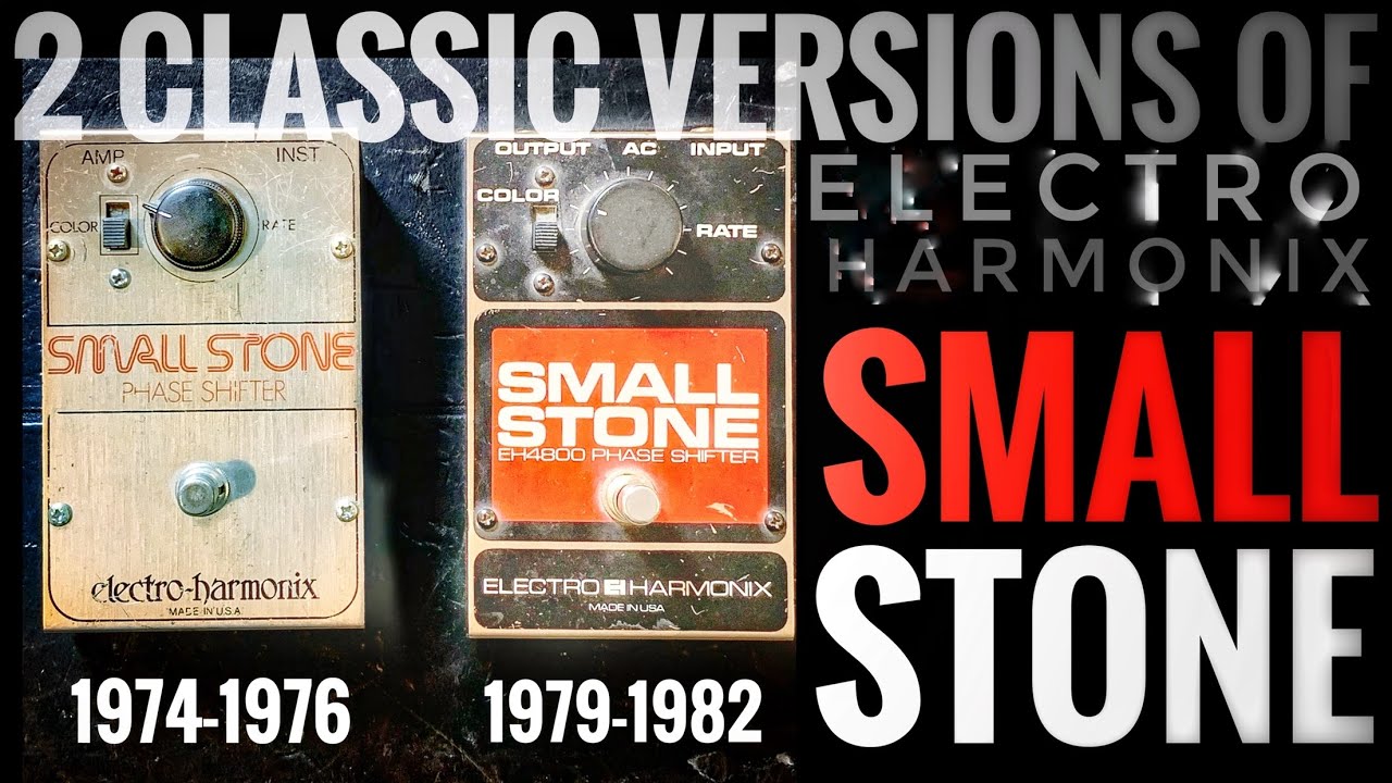 Small Stone Version 1 vs Version 3 - Vintage Electro Harmonix Phaser Comparison