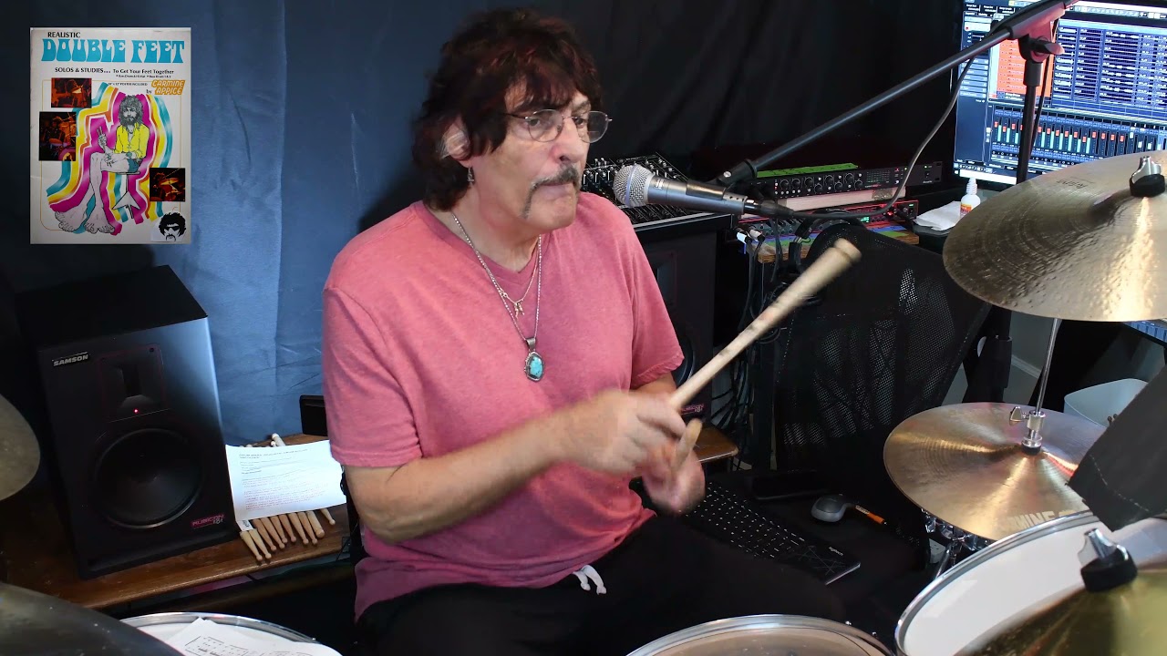 Realistic Double Feet: Solos & Studies to Get Your Feet Together by Carmine Appice