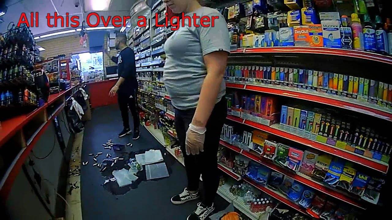 Convenience Store Destroyed over a Lighter