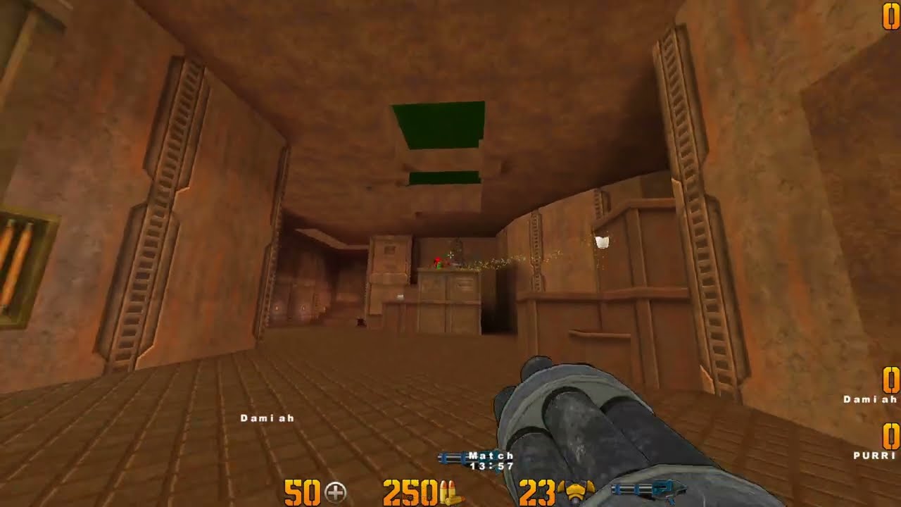 QUAKE 2 | PURRI vs Damiah | EDL 2009 GRAND FINAL - 5th map Q2DM1 | POV PURRI