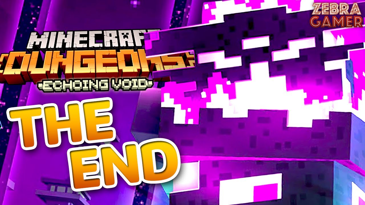 Vengeful Heart of Ender Boss! -  Minecraft Dungeons Gameplay Walkthrough Part 39 - Echoing Void DLC!