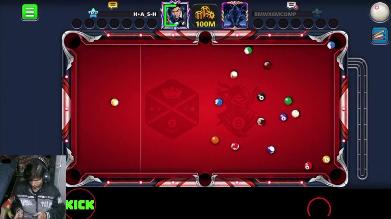 Cheto hack lanat 🤬 hack  - 8 ball pool Live streaming of SH HERO #8ballpool