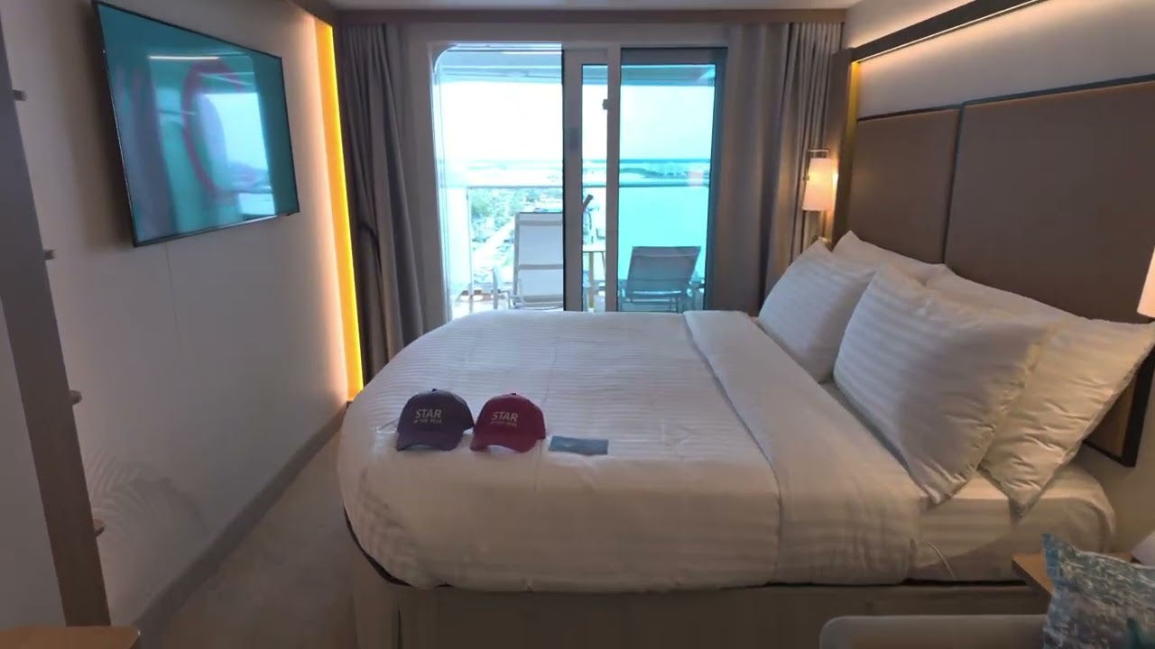 Star of the Seas Aft Balcony Room Tour (Cabin 14360)