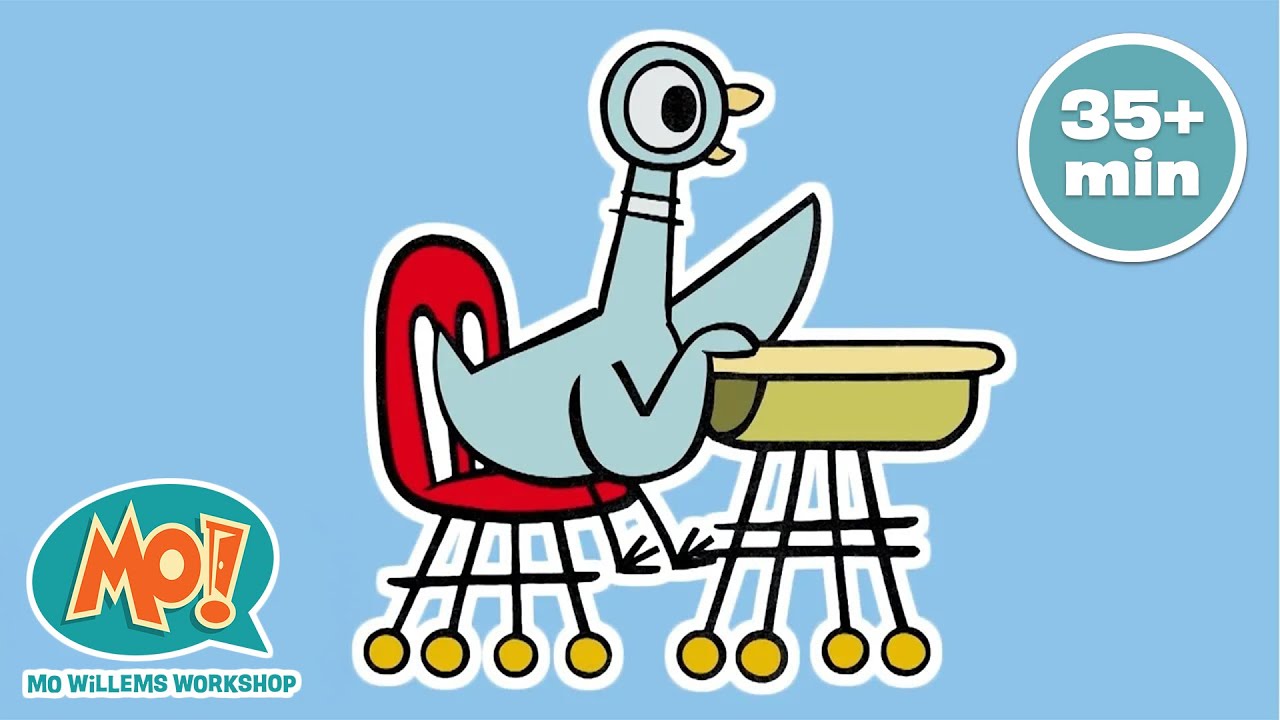 The Pigeon HAS to Go to School! & More Animated Stories 📖 | Mo Willems Workshop