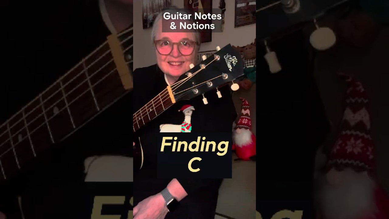 Guitar Notes & Notions ** Finding C   #guitarlesson  #guitarcover   #guitar