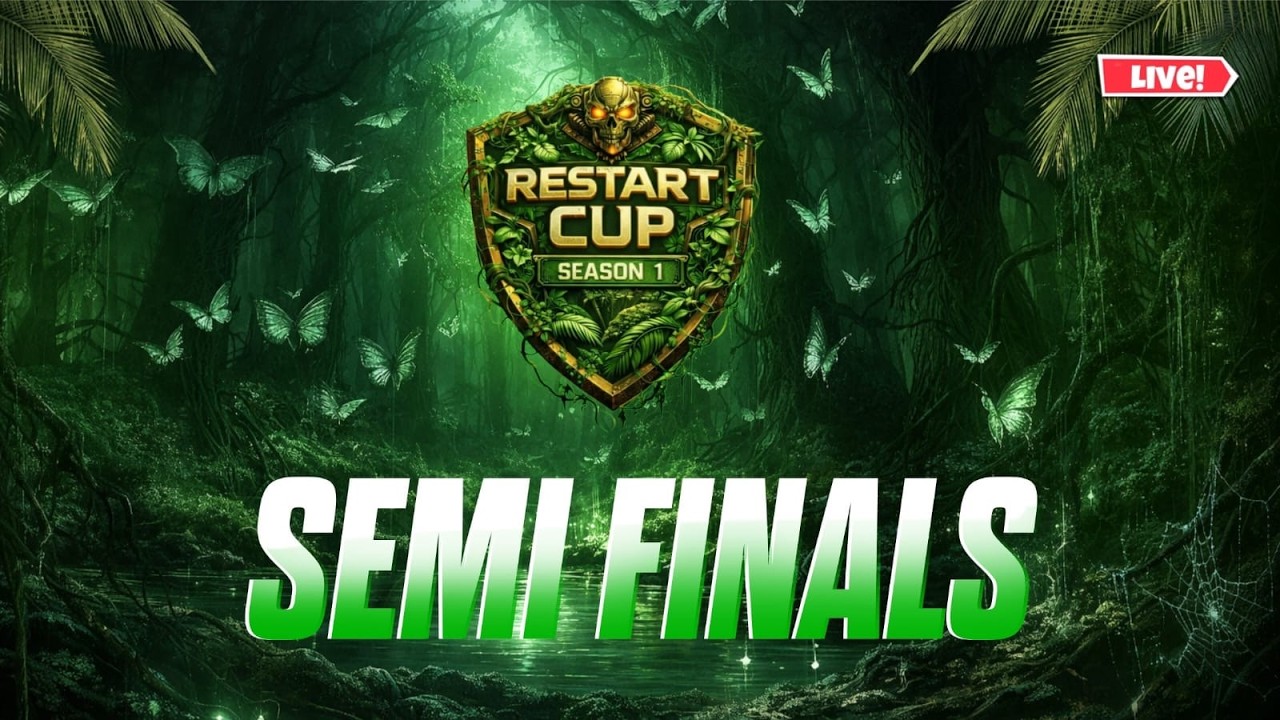 5K RESTART CUP S1 | SEMI FINALS LIVE 🔴 | INTENSE BGMI BATTLE | ESPORTS LIVE