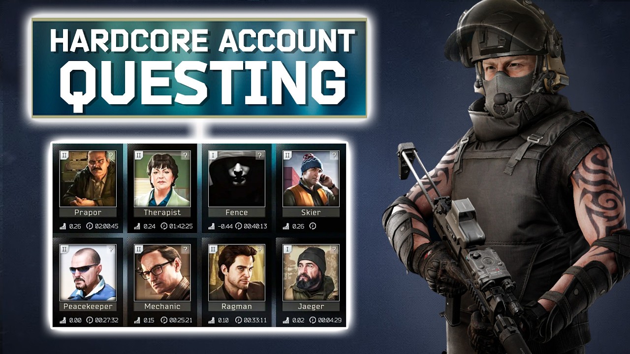 🔴 LIVE - HARDCORE ACCOUNT PROGRESS - Escape From Tarkov