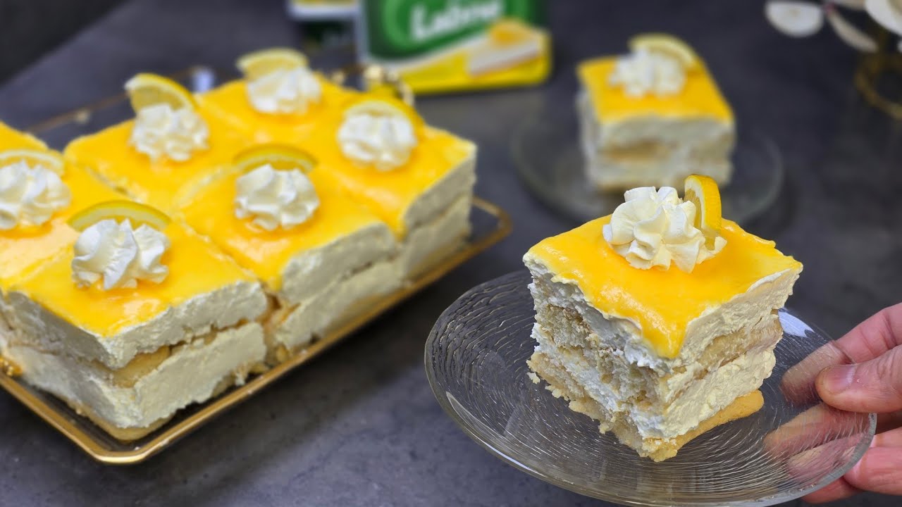 TIRAMISU ME LIMON - Ëmbëlsira që po Çmend Rrjetin e cila Gatuhet në 10 minuta !!