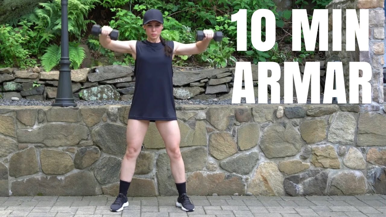 10 MIN ARMAR med hantlar | Träna hemma (FÖLJA MED)