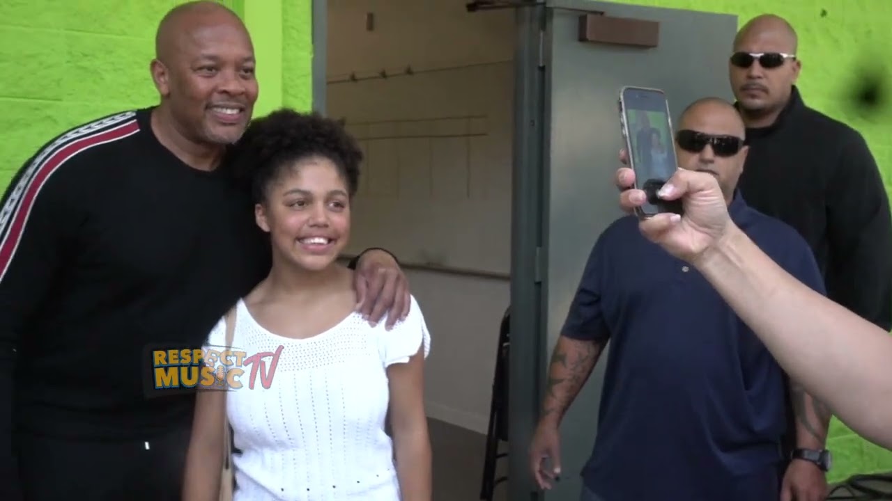 IOVINE YOUNG ACADEMY BEHIND THE SCENES WITH DR.DRE , JIMMY IOVNE IN LEIMERT PARK , LOS ANGELES , CA