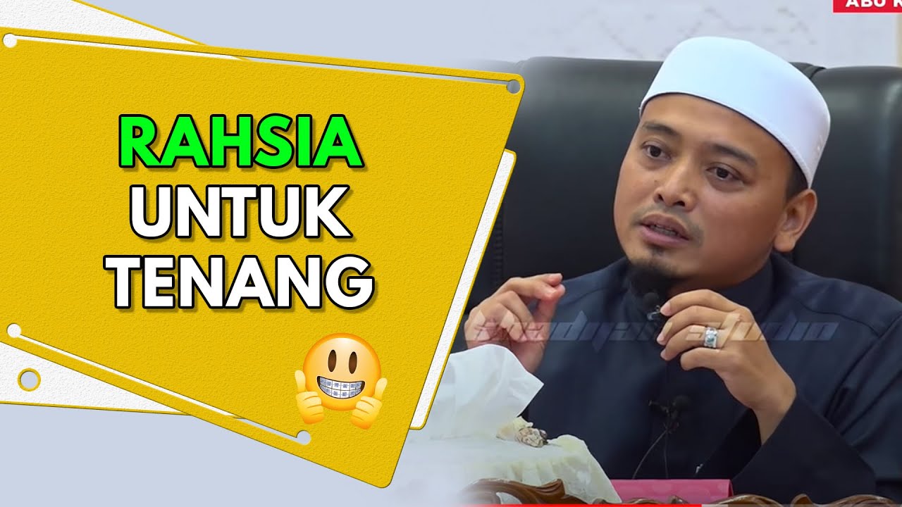 Rahsia Untuk Berjaya & Tenang | Ustaz Wadi Annuar