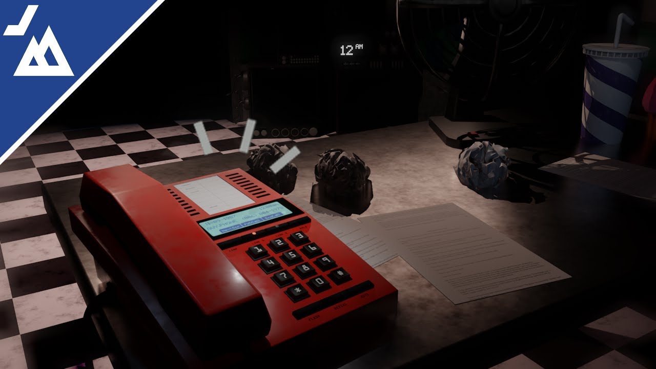 Security Office (w/ Phone Calls) | Five Nights at Freddy's 2 Ambience