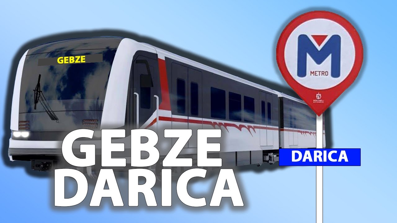 M1 Darıca - Gebze Metro Hattı Google Earth Turu