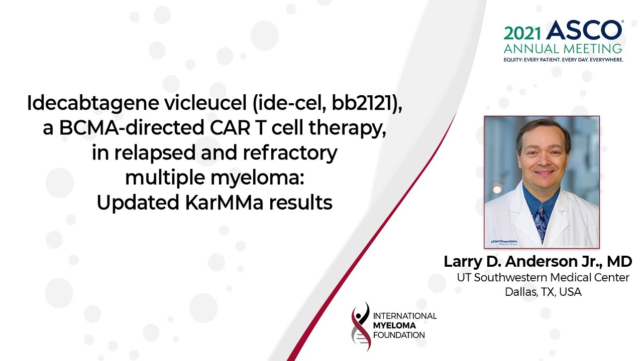 Idecabtagene vicleucel, a BCMA-directed CAR T cell therapy, in RRMM: Updated KarMMa results