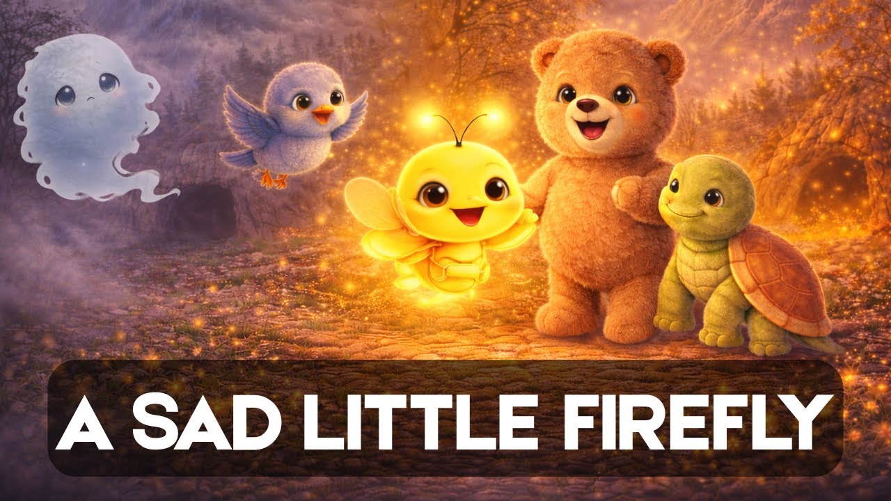A sad little firefly | Animated Fairy Tales for Children | Story time | Bedtime Story