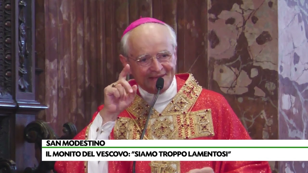 Il monito del Vescovo: “Siamo troppo lamentosi”