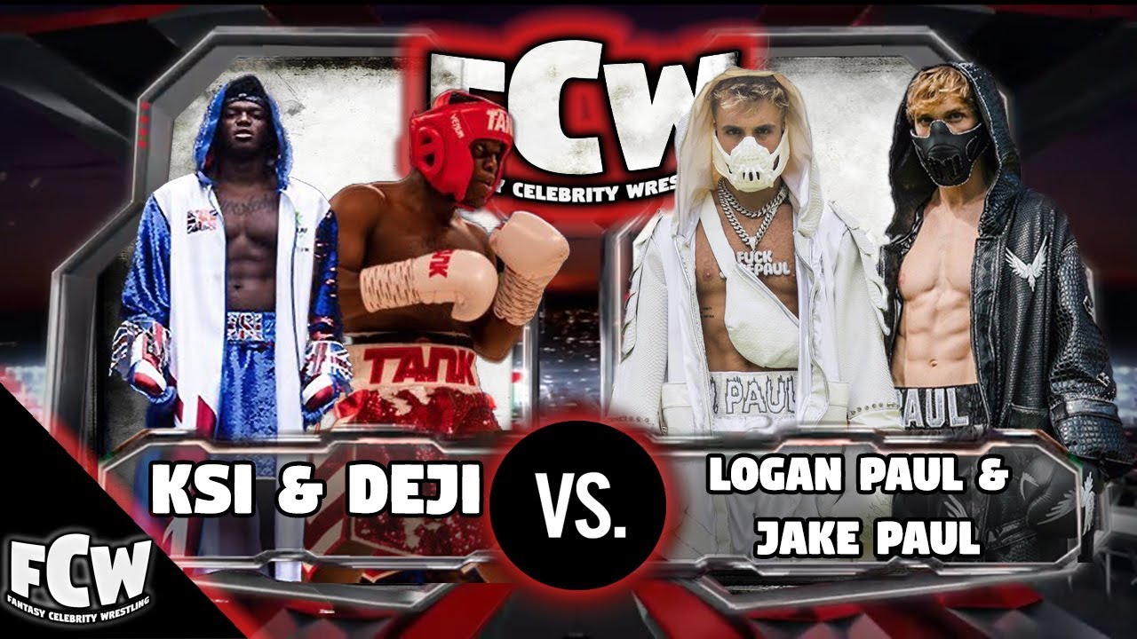 WWE 2K18 | Logan Paul & Jake Paul VS KSI & Deji | Youtube Tag Team Match Event | FCW (2018)