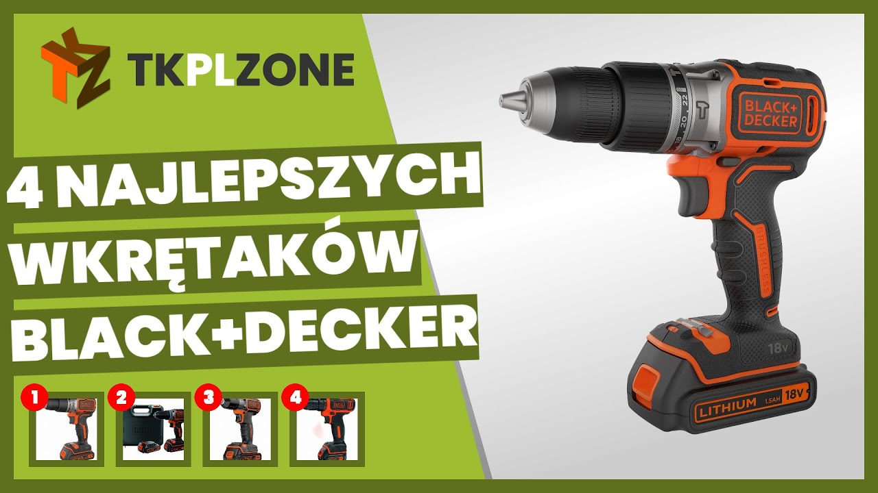 4 najlepszych wkrętak&oacute;w Black+Decker