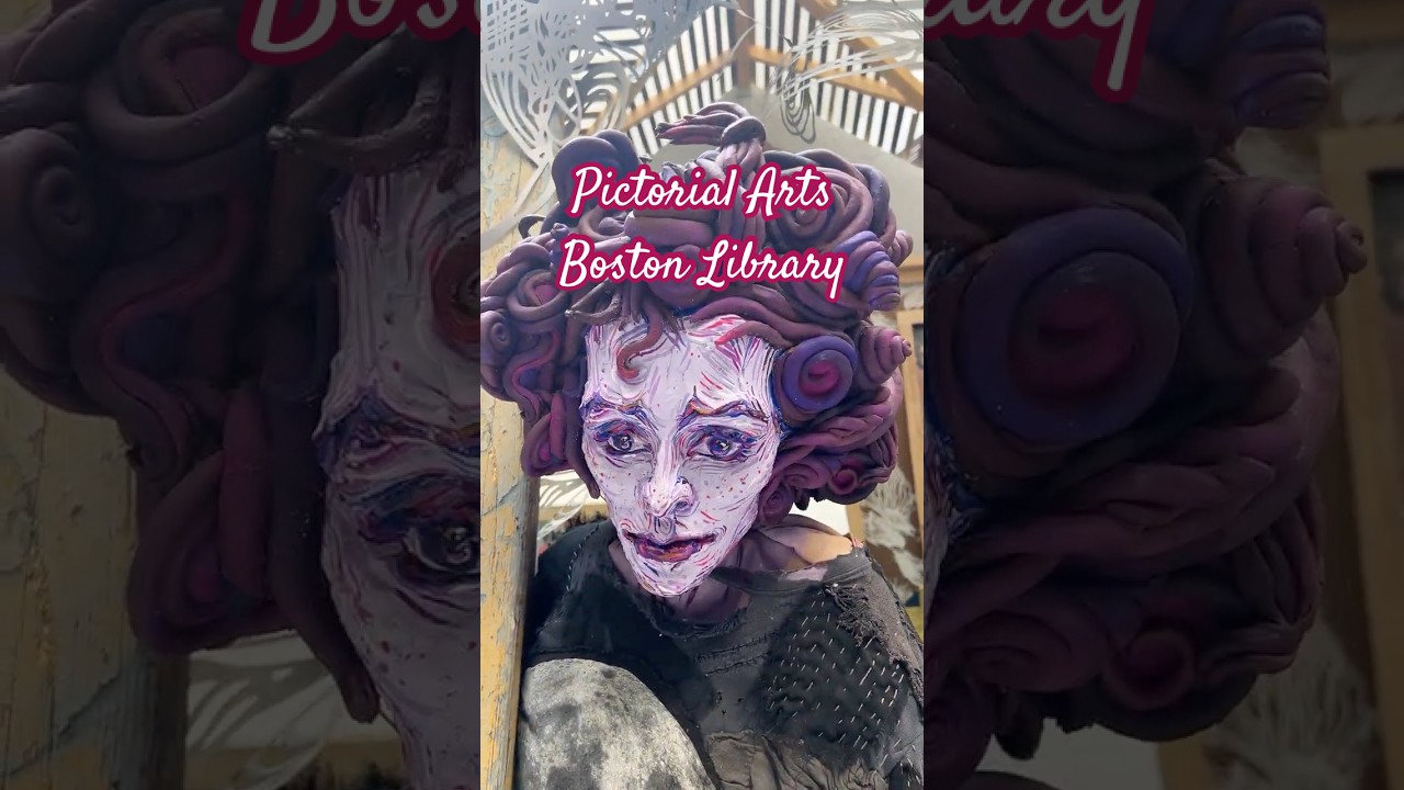 Epics & Pictorial Arts 🎨 | Calm Relaxing Library Screen | Boston Public Library Focus Ambience