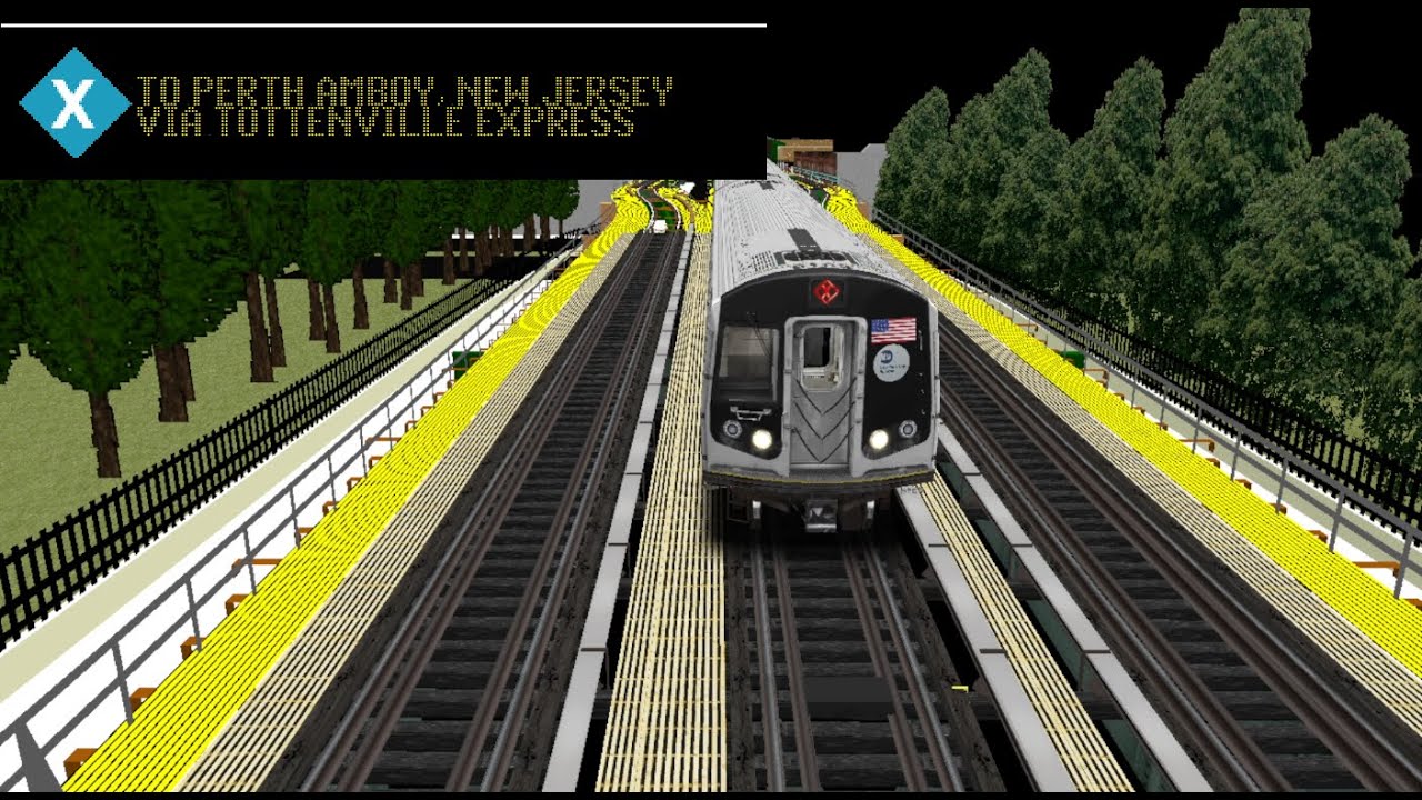 OpenBVE Fiction: X Train To Perth Amboy, New Jersey Via Tottenville Express (R160B Siemens)