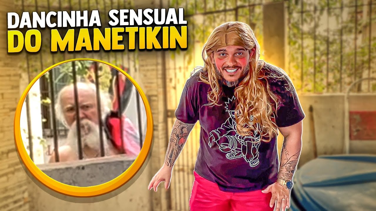 O VEIO LUIZ DO SOM VIU MANETIKIN DANÇANDO ESCONDIDO | MANETIKIN