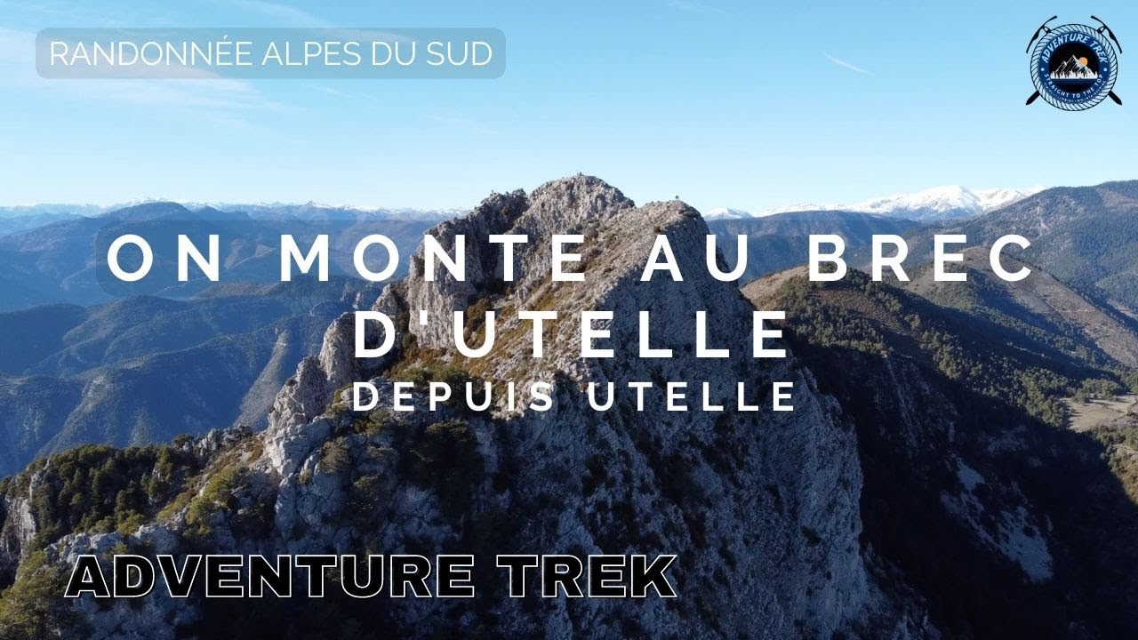 ON MONTE AU BREC D'UTELLE FEAT BAPTREK - ALPES DU SUD