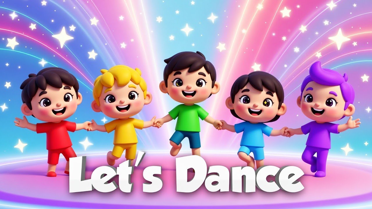 Kids Dance Fun Party | Cute Kids Group Dance Song | Nursery Dance Video