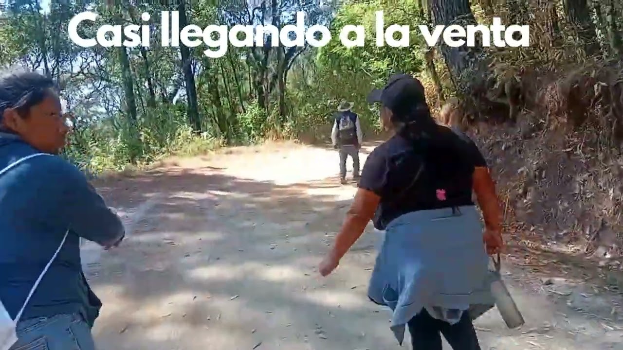 Caminando para llegar a Chalma