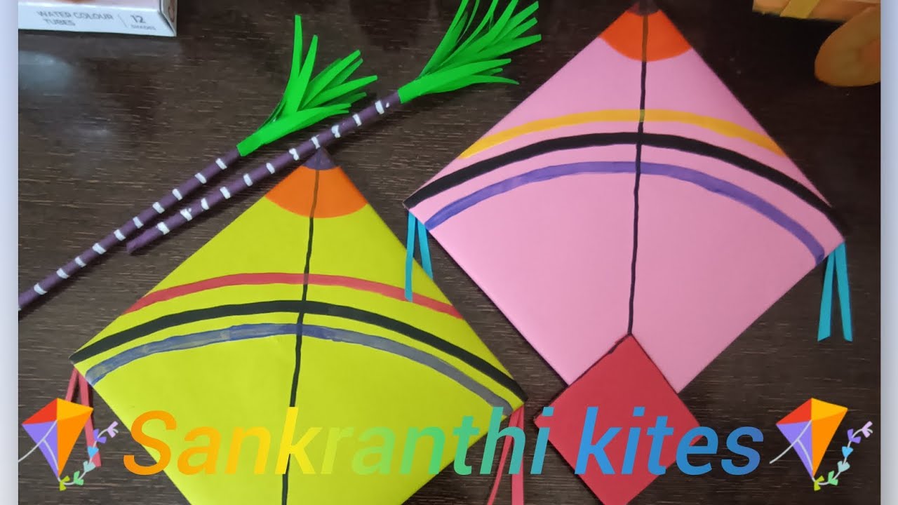 DIY//Makara Sankranti kites decorative hangings//🪁💖🪁💖🪁💖🪁// creative hangings 