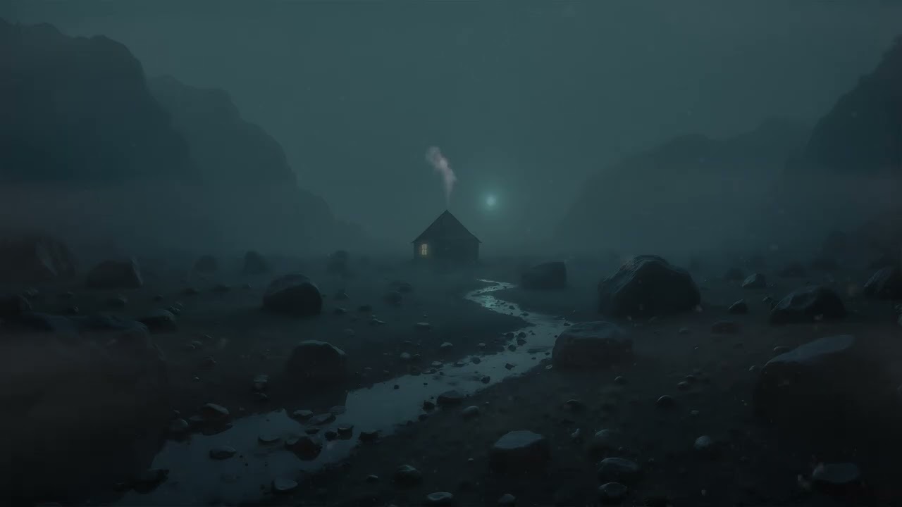🌙 Quiet Foggy Valley Cabin — Soft Ambient Piano for Sleep, Study, Relaxation & Calm Mind