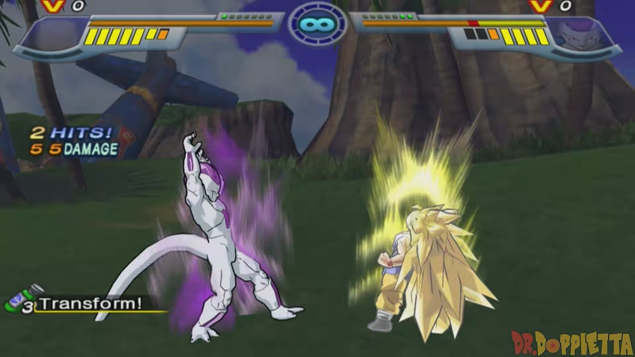 [TAS] Dragon Ball Z Infinite World - SSj Goku (GT) vs Frieza {Request}