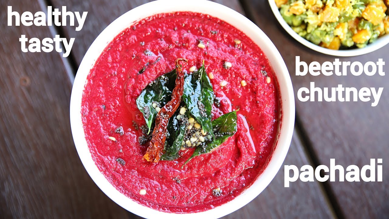 beetroot chutney recipe | beetroot coconut chutney | beetroot pachadi