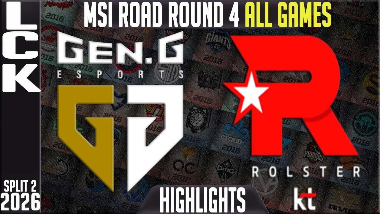 GEN vs KT Highlights ALL GAMES | LCK Road To MSI Round 4 2026 | GEN vs KT Rolster