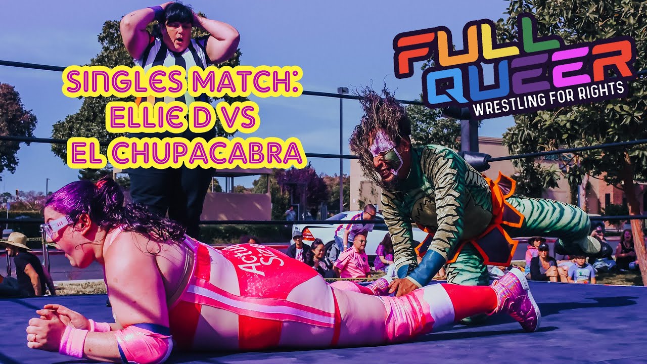 Full Queer Pro Wrestling: 🌟 Indy Wrestling Veteran El Chupacabra vs. Ellie D in her Single's Debut!