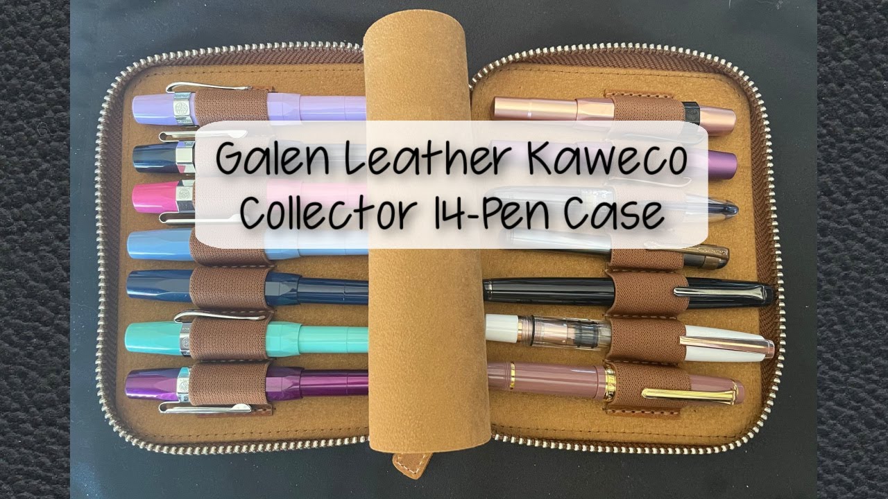 Galen Leather Kaweco Collector 14-Pen Case