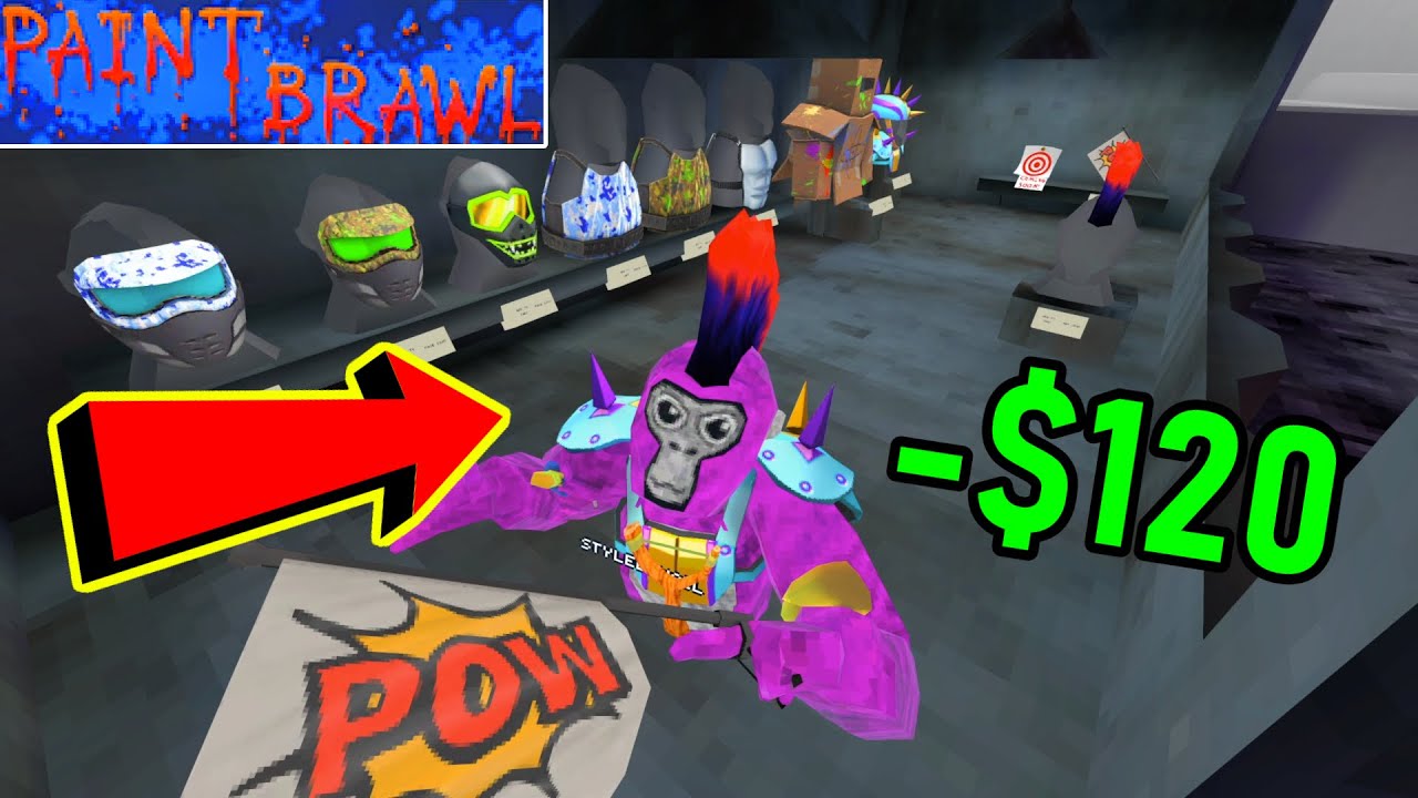I Bought EVERY NEW COSMETIC!! | Gorilla Tag Paintbrawl Update