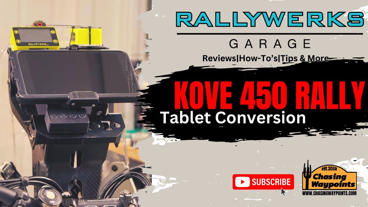 RWG007: Kove 450 Rally Pro Tablet Conversion | RallyWerks Garage Build & Install