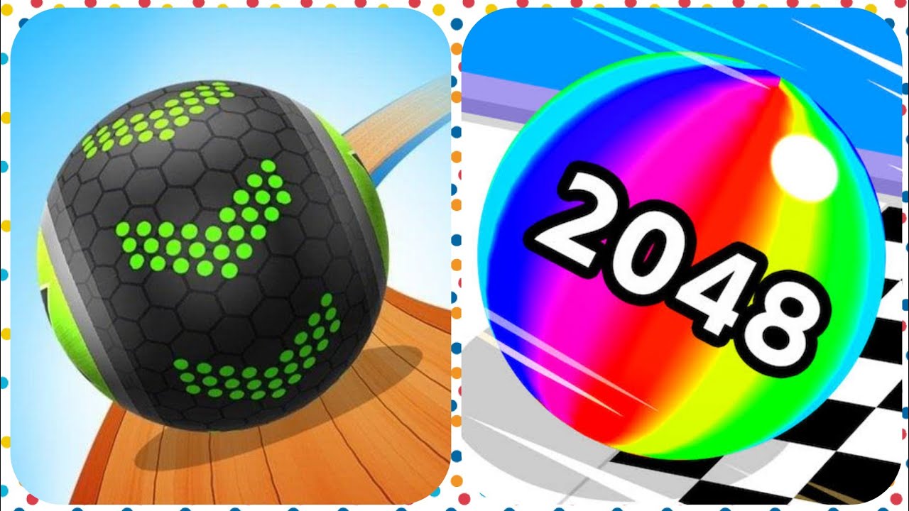Ball Run 2048 infinity Vs Going Balls Speedrun - All Levels Android, ios Gameplay Walkthrough Ep.5