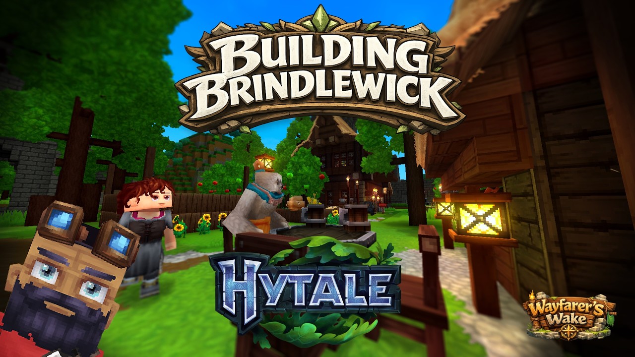 🔴[LIVE] HYTALE  - Building Brindlewick township (CHILL STREAM)