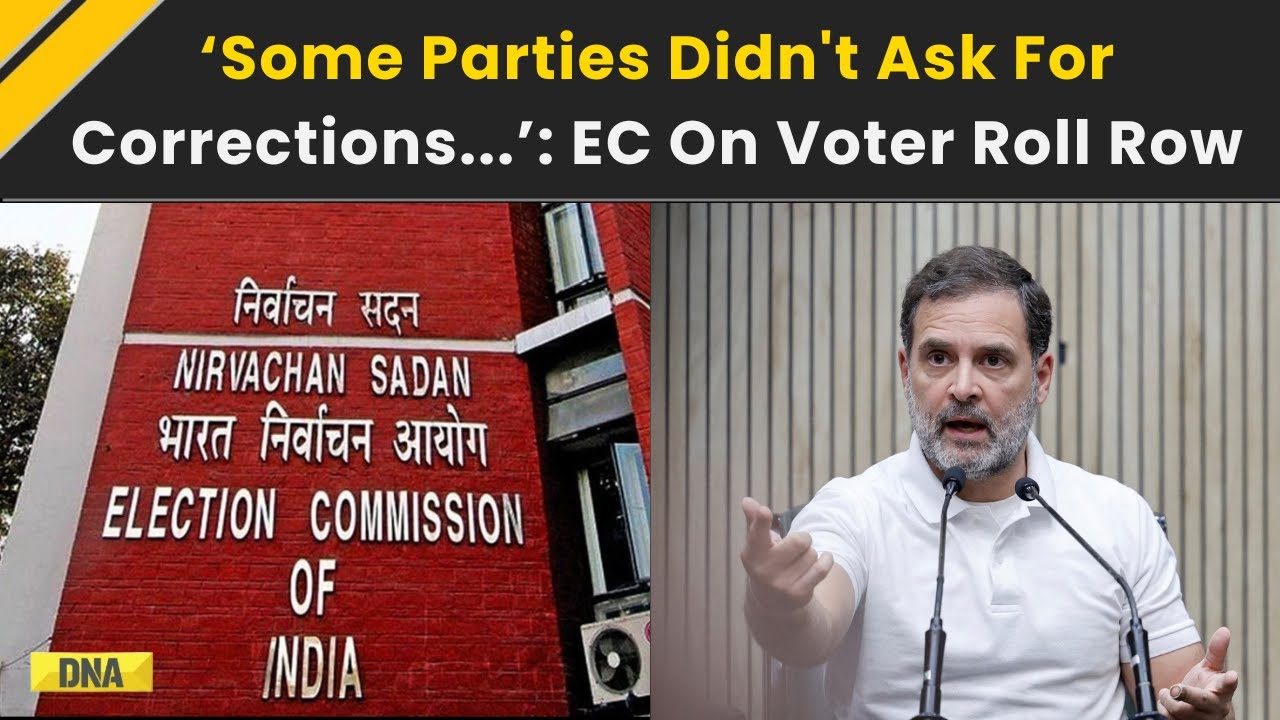 Rahul Gandhi vs EC: EC Rejects Voter Fraud Charge, Says Opposition Ignored Objection Window
