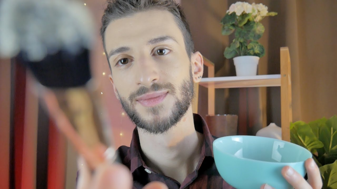 ASMR Relaxing Spa Facial Treatment (Layered sounds)